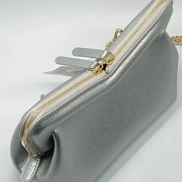 Mansur Gavriel Mini M Frame Leather Crossbody Bag - Picture 5 of 10